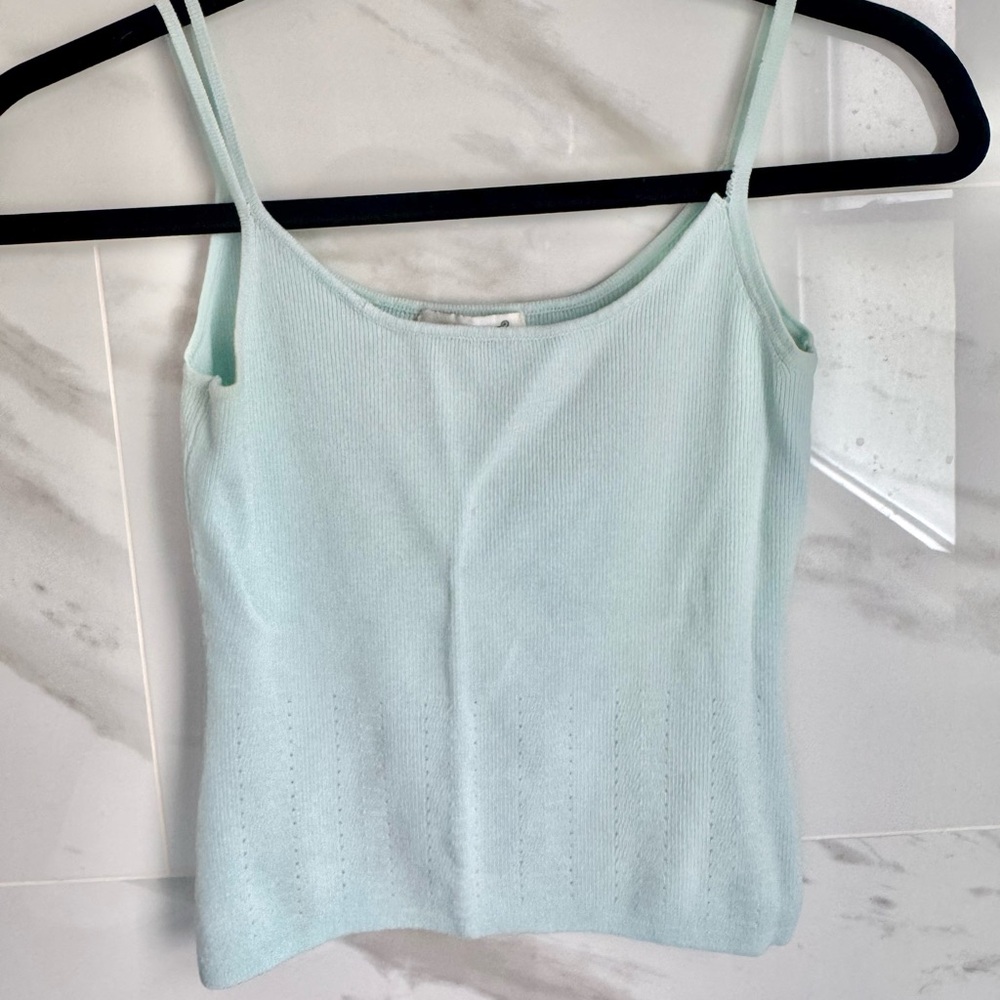 Pastel Teal/Turquoise Crop Top SI-SI small